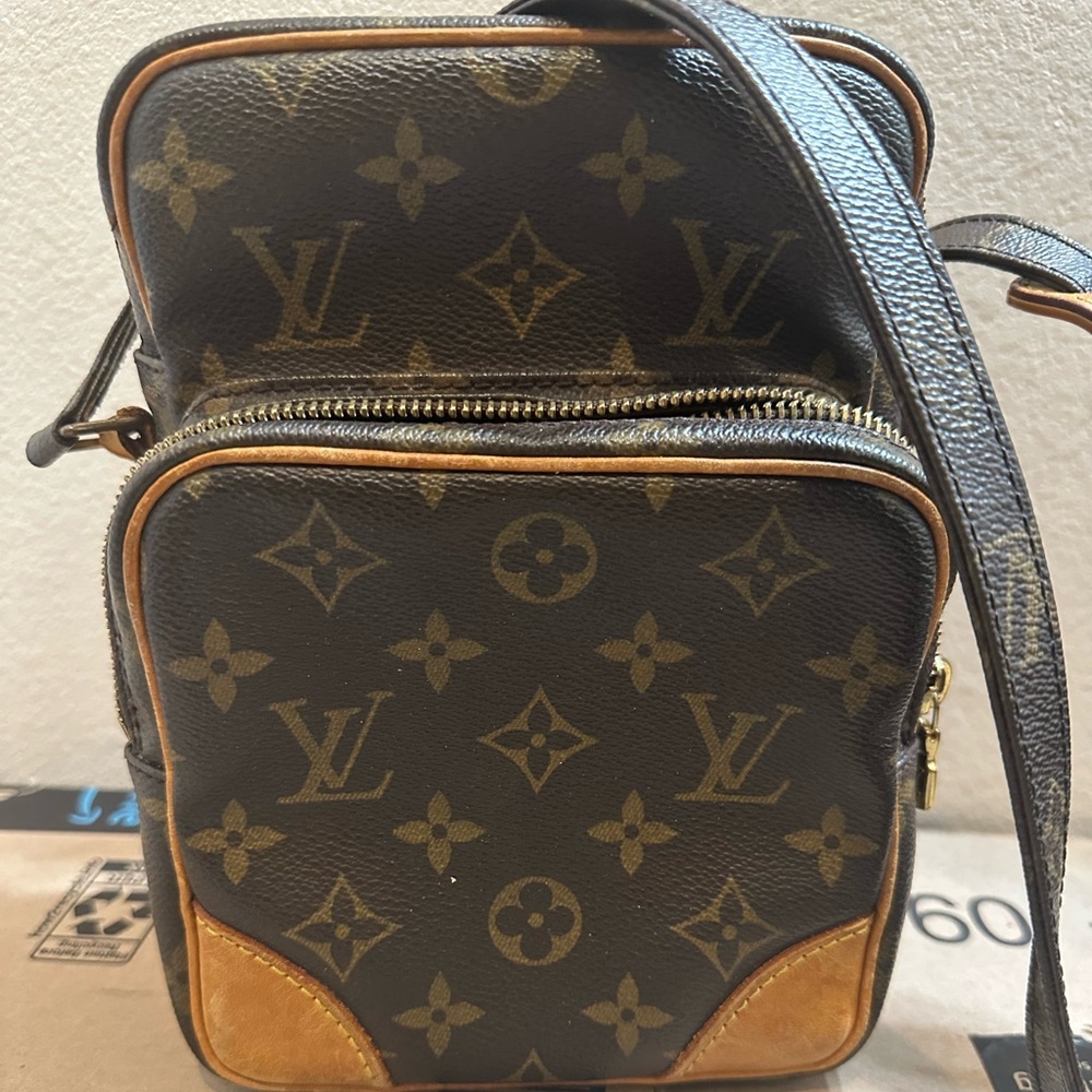 Louis Vuitton Monogram Crossbody Bag - Brown and Tan